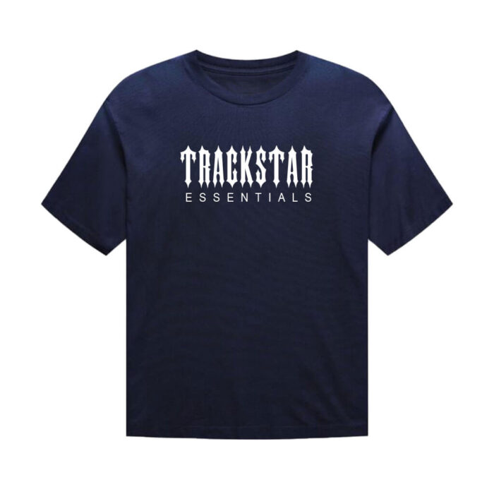 Trackstar Wool Cashmere T-Shirt – Navy Blue