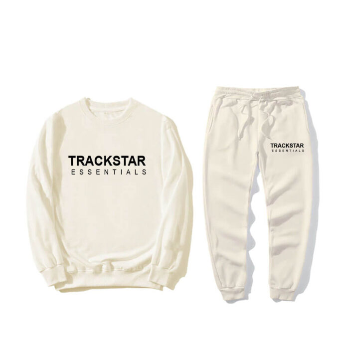 Trackstar Premium Tracksuit For Men – Cream