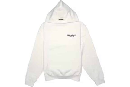 Fear of God Essentials Photo Pullover White Hoodie (FW19)