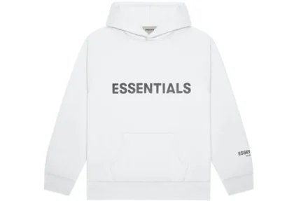 White Essentials Hoodie