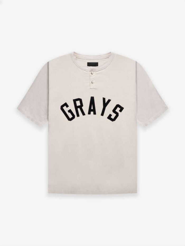 Grays Henley Tee – Cream